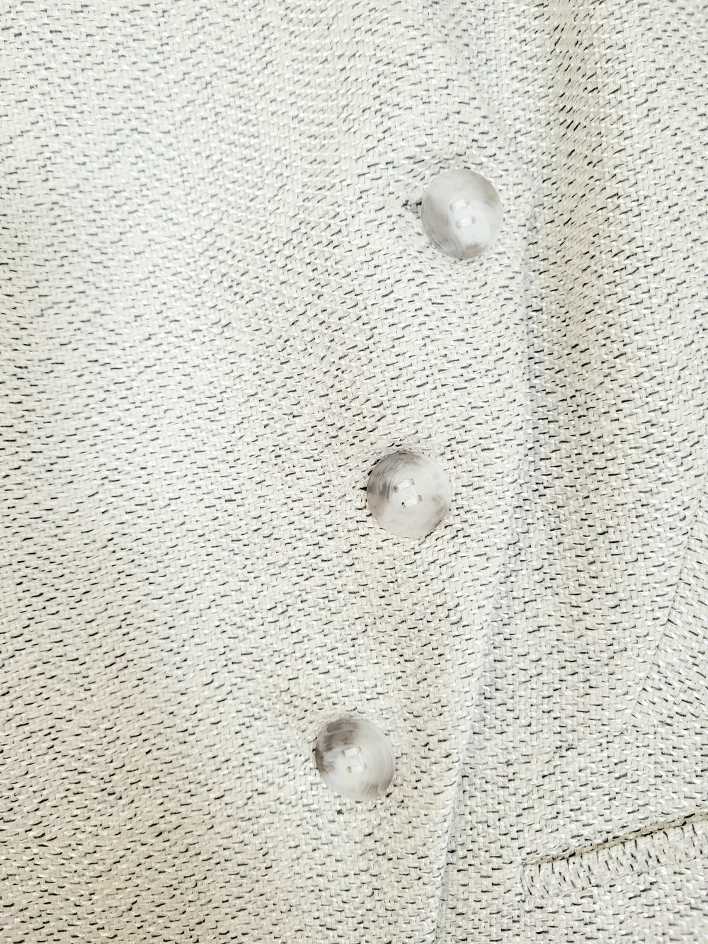THE FOLD LONDON Fernsbury Italian Tweed Asymmetric Double Breasted Wrap Blazer 8 - Picture 8 of 10